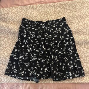 Reformation Black and White Floral Dress